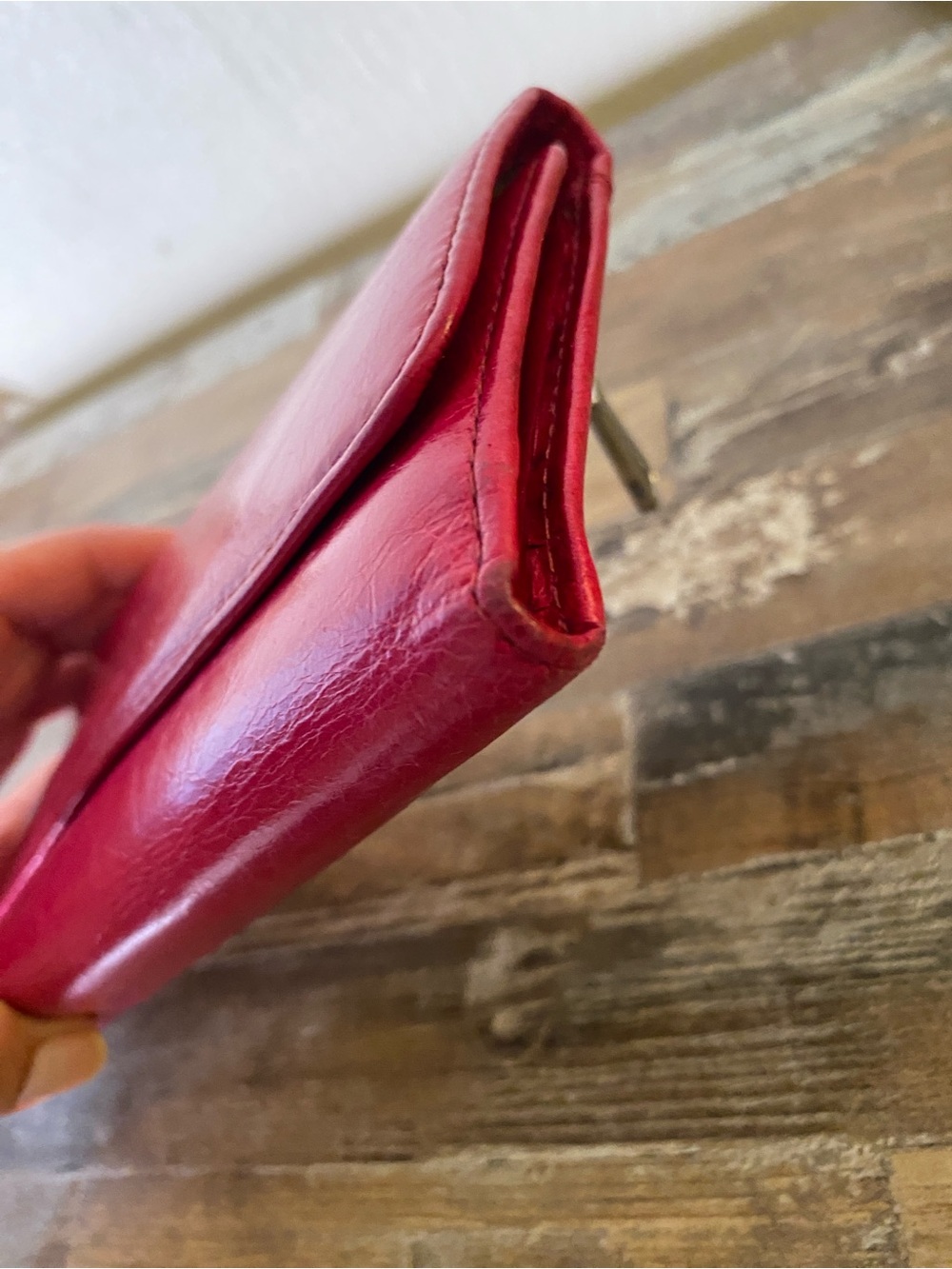HOBO Leather Wallet Clutch - Fuchsia Pink - Picture 12 of 15